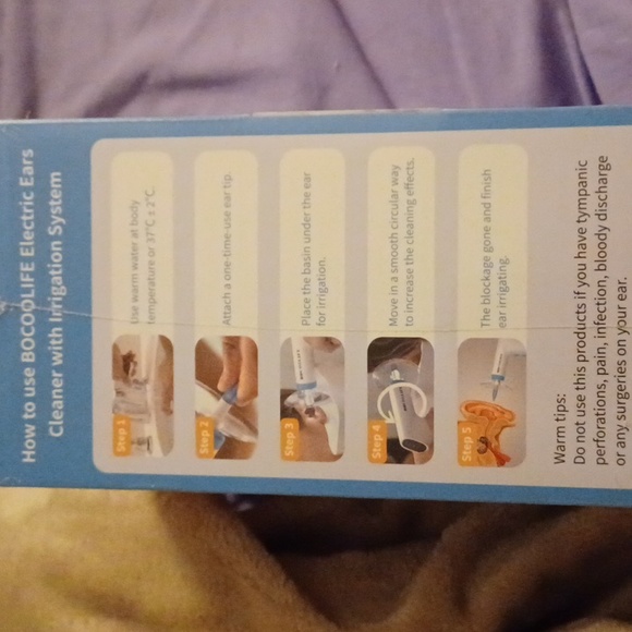 Electric ear cleaner with irrigation system - Picture 2 of 4